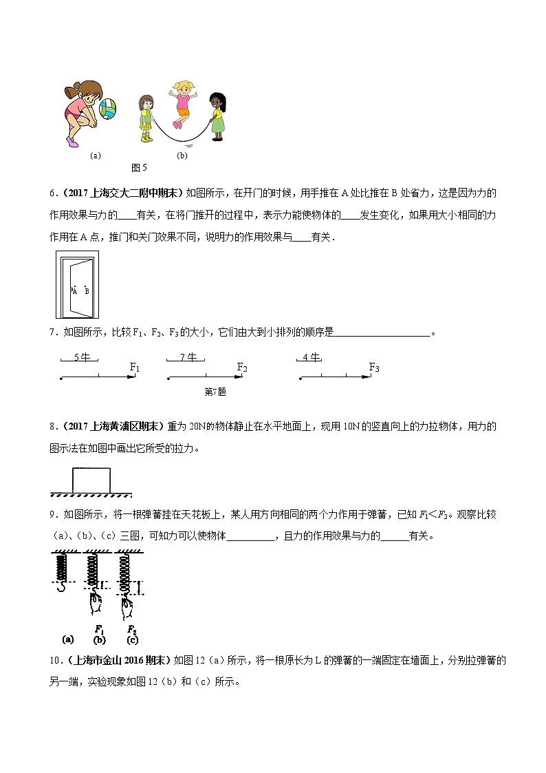 专题3.3 力（精选练习）（原卷版）第2页