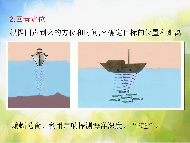 北师大版物理八年级上册4-4 声现象在科技中的应用ppt课件第8页