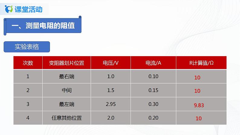 13.3  测量电阻-2021年九年级上册课件+练习（鲁教版五四制）08