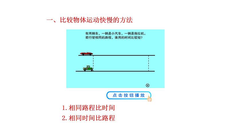 3.2 探究——比较物体运动的快慢（7）物理八年级上册-北师大版课件PPT第2页