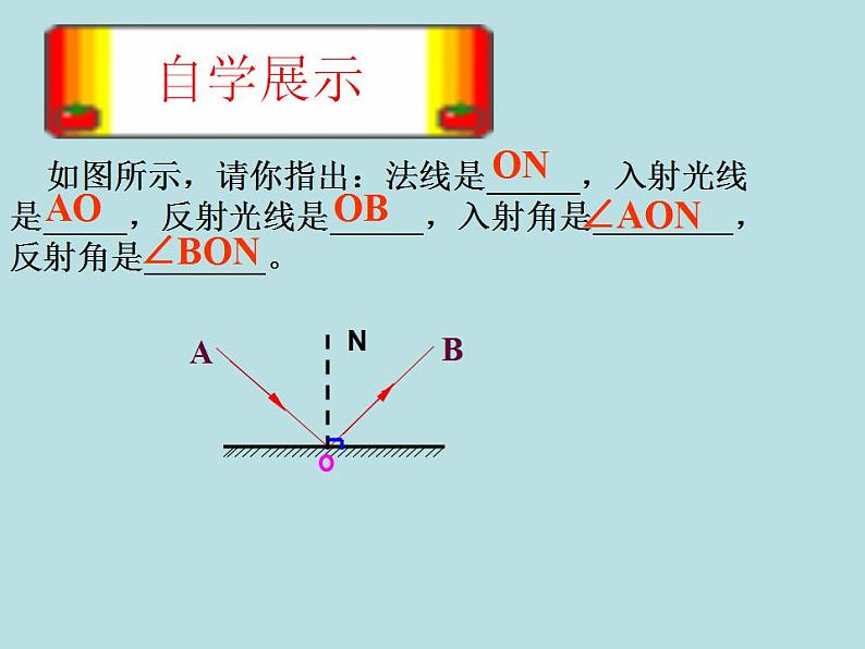 北师大版八年级上册 物理 课件 5.2光的反射204