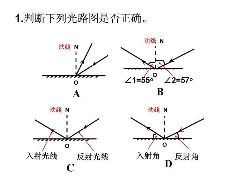 北师大版八年级上册 物理 课件 5.2光的反射207