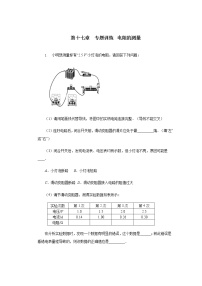 人教版九年级全册第十七章 欧姆定律综合与测试课时训练