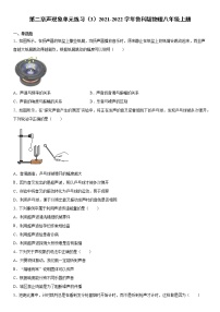 初中鲁教版 (五四制)第二章 声现象综合与测试测试题