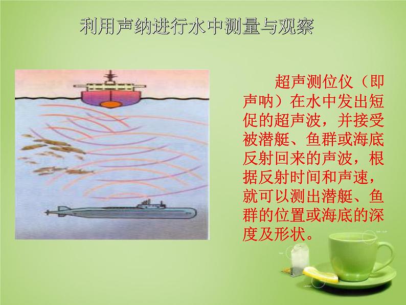 苏科版八年级上册 物理 课件 1.4人耳听不到的声音07
