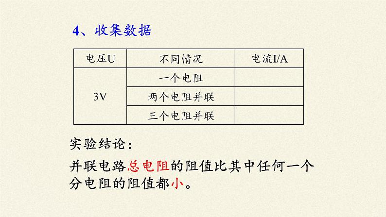 沪科版九年级全册 物理 课件 15.4电阻的串联和并联06