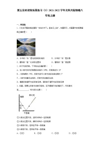 初中物理北师大版八年级上册第五章  光现象综合与测试课时练习