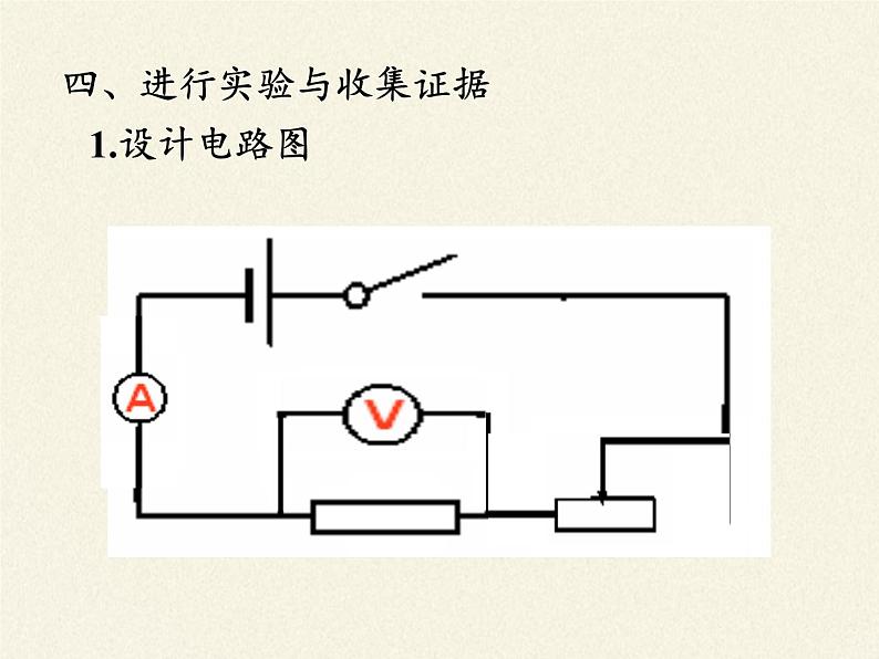 沪科版九年级全册 物理 课件 15.3“伏安法”测电阻04