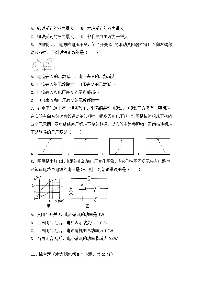 2018年四川省德阳市中考物理试卷+答案+解析02