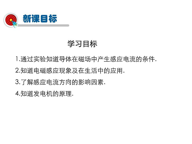 2021-2022学年度沪科版九年级物理全一册课件  第2节 科学探究：怎样产生感应电流第2页