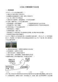 2021年湖北省武汉市九年级上学期物理期中考试试卷