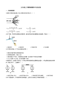 2021年天津市津南区九年级上学期物理期中考试试卷