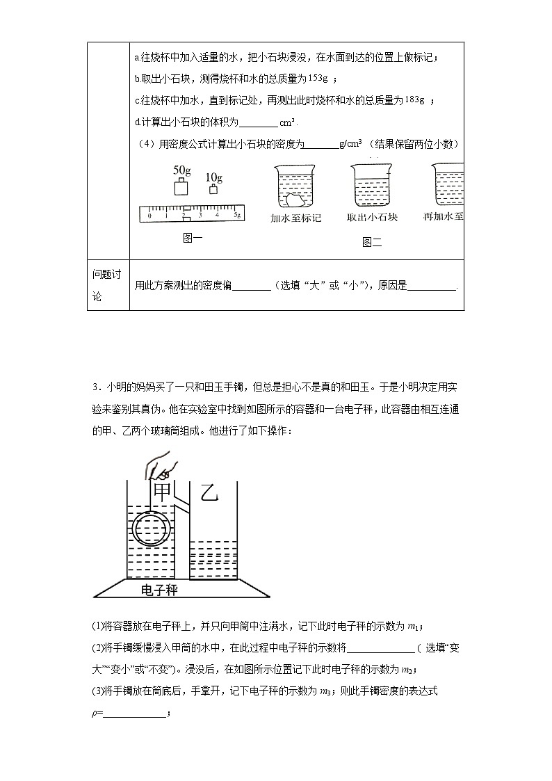第五章我们周围的物质同步练习（2）2021-2022学年沪粤版物理八年级上册第2页