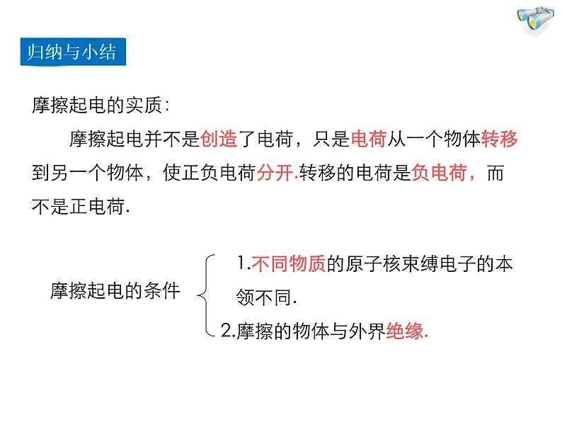 2021-2022学年度教科版九年级物理上册课件 第三章 第1节 电现象第8页