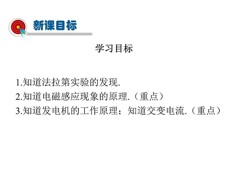 2021-2022学年度教科版九年级物理上册课件  第八章第1节 电磁感应现象第2页