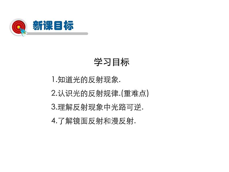 2021-2022学年度人教版八年级物理上册课件 第2节  光的反射第3页