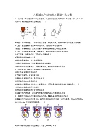 人教版九年级物理上册期中练习卷