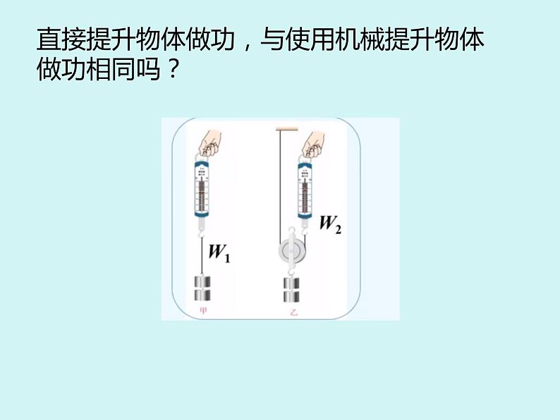 人教版八年级下学期物理12.3机械效率课件第2页