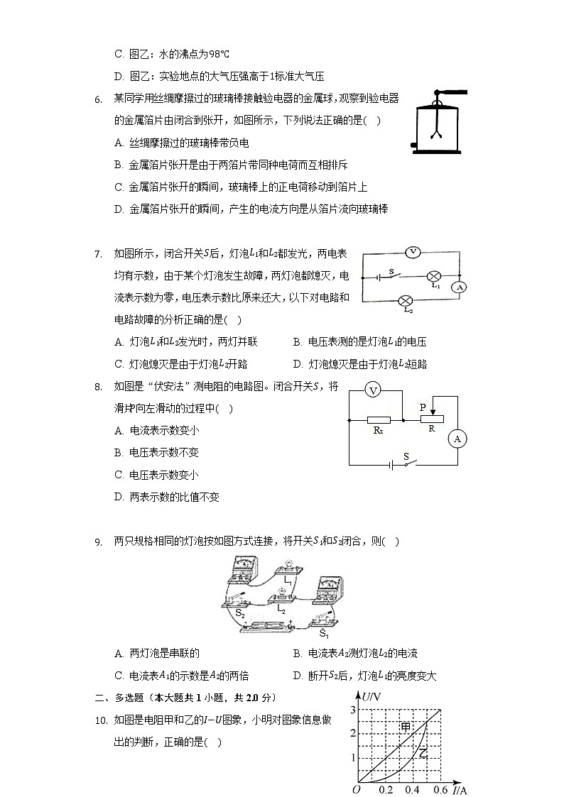 山东省济宁市鱼台县九年级（上）期中物理试卷第2页
