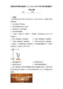 物理八年级上册第四章  声现象综合与测试一课一练