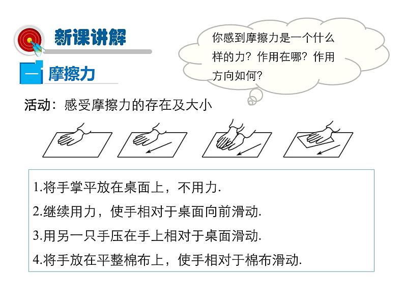 2021-2022学年度北师版八年级物理下册课第6节 学生实验：探究——摩擦力的大小与什么有关（冯）课件PPT第4页