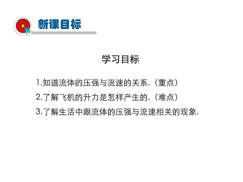 2021-2022学年度北师版八年级物理下册课件 第7节  飞机为什么能上天第2页