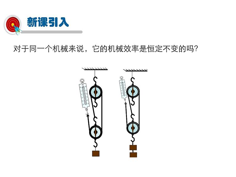 2021-2022学年度北师版八年级物理下册课件 第6节 测滑轮组的机械效率03