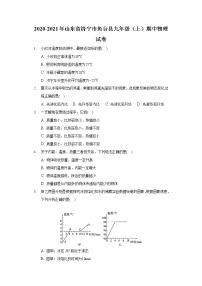 2020-2021年山东省济宁市鱼台县九年级（上）期中物理试卷