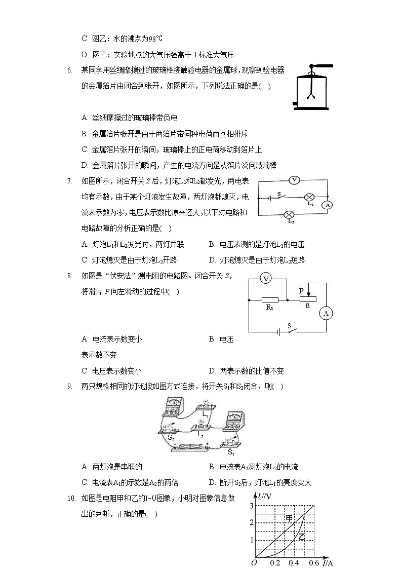 2020-2021年山东省济宁市鱼台县九年级（上）期中物理试卷第2页