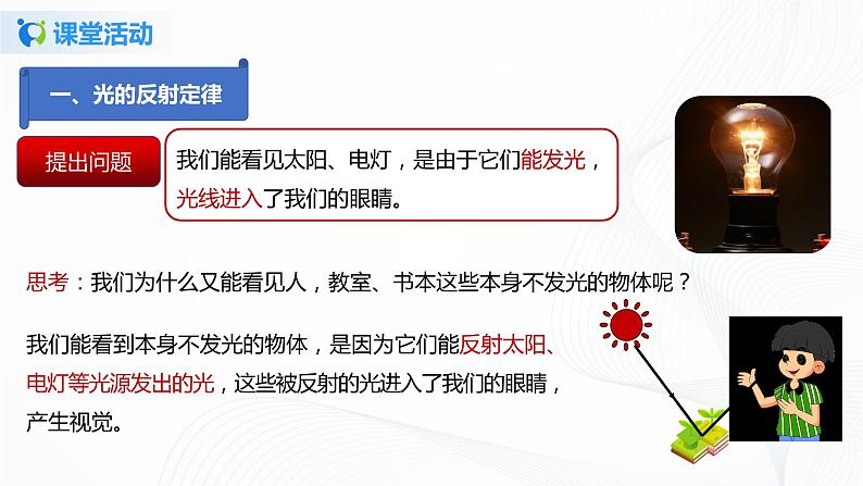 专题4.2  光的反射（课件）-2021年八年级上册精品课堂设计（人教版）第6页