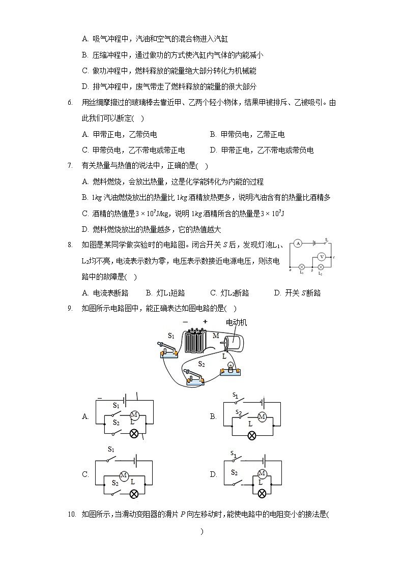 2020-2021学年山东省聊城实验中学九年级（上）期中物理试卷第2页