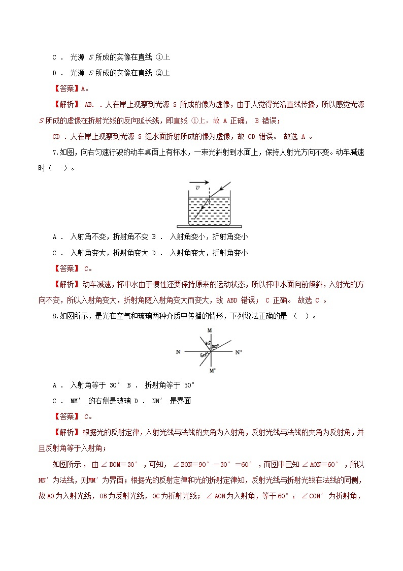 课时4.4  光的折射-八年级上册精品课堂设计（人教版）（课件+教案+练习）03
