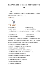 鲁教版 (五四制)八年级上册第二章 声现象综合与测试同步训练题