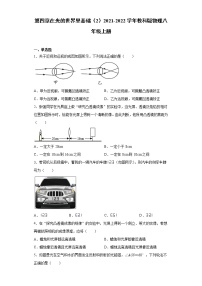 教科版八年级上册第四章 在光的世界里综合与测试复习练习题