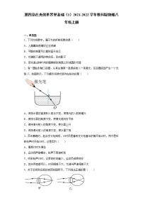 教科版八年级上册第四章 在光的世界里综合与测试综合训练题