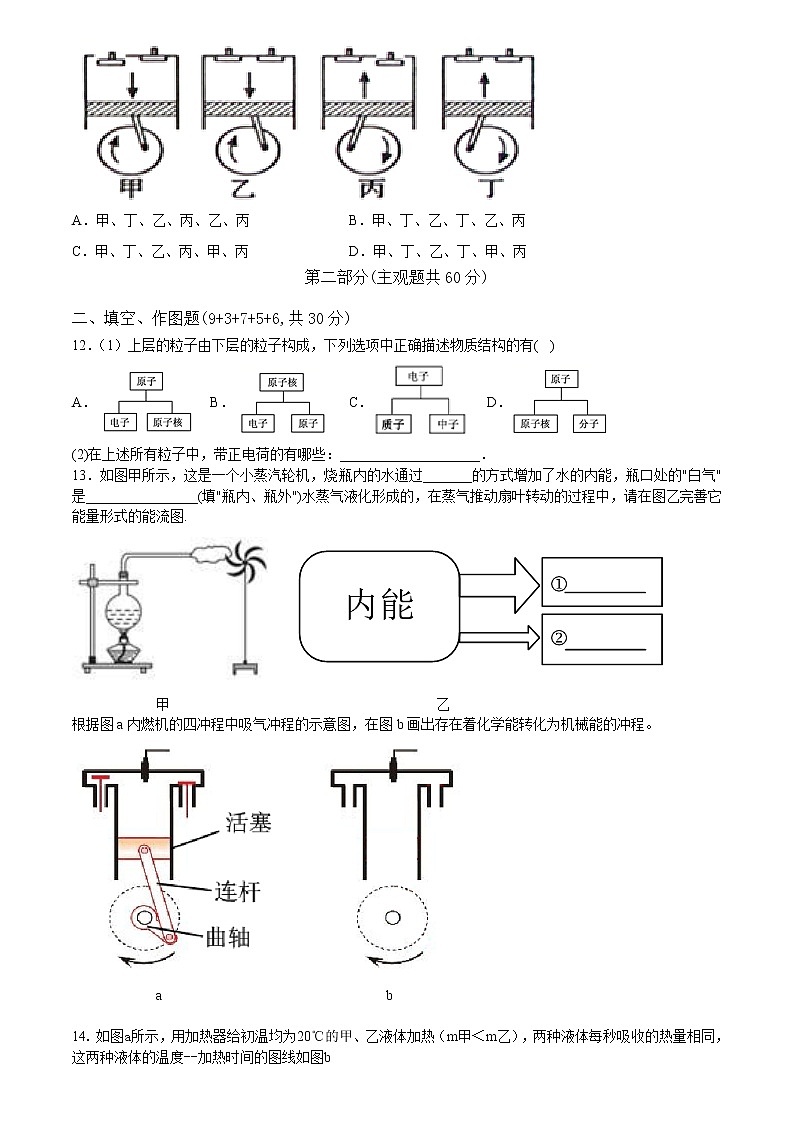 2020_2021学年广东省广州市六中珠江中学初三上学期十月月考物理试卷+答案解析第2页