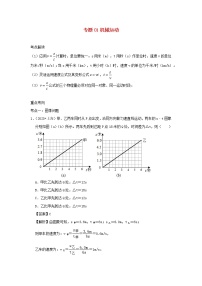 备战2021中考物理必考计算题精解精练专题01机械运动含解析