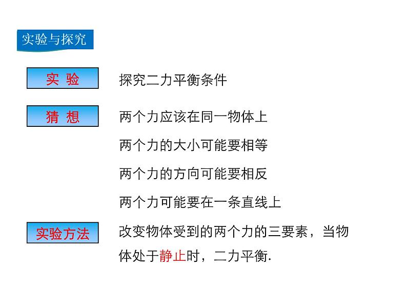 2021-2022学年年人教版八年级物理下册 课件第2节 二力平衡08