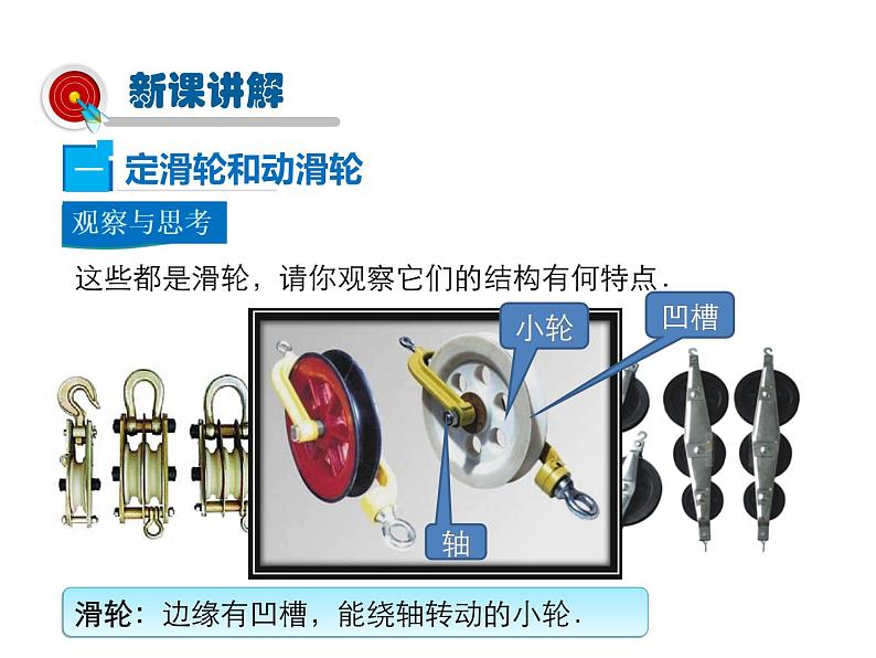 2021-2022学年年人教版八年级物理下册 课件 第2节 滑轮04