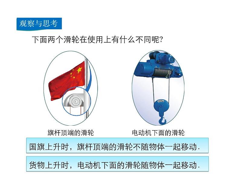 2021-2022学年年人教版八年级物理下册 课件 第2节 滑轮05