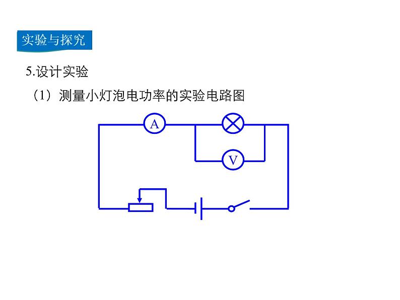 2021-2022学年年人教版九年级物理下册课件第3节 测量小灯泡的电功率第5页