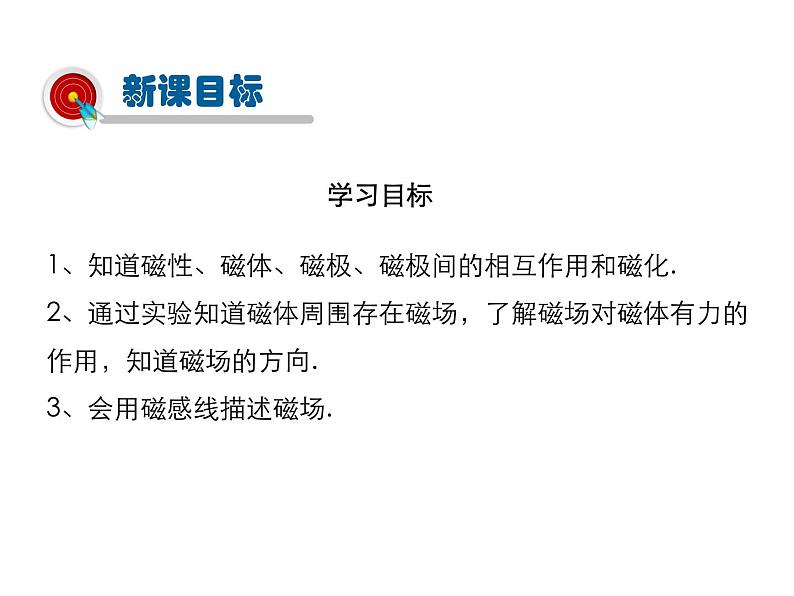 2021-2022学年年人教版九年级物理下册课件第二十章 第1节 磁现象 磁场第2页