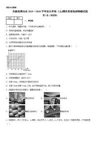 2019-2020学年九年级上学期安徽省黄山市期末质量检测物理试题（原卷+解析卷）