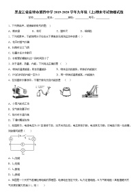 2019-2020学年九年级上学期黑龙江省富锦市第四中学期末考试物理试题（原卷+解析卷）