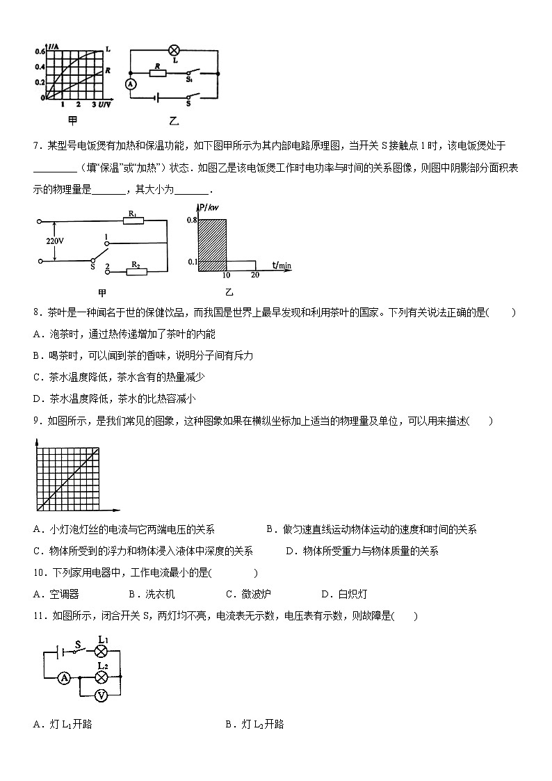 2019-2020学年九年级上学期河南省实验中学12月月考物理试题（解析卷）第2页