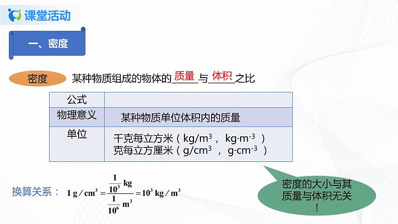 课时6.2  密度-八年级上册（人教版）（课件+教案+练习）07