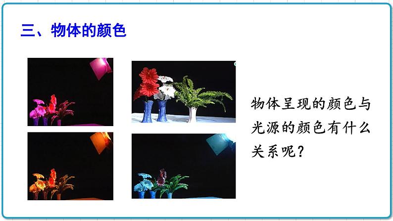 2021年初中物理北师大版八年级上册 第五章 5.5 物体的颜色 课件第8页