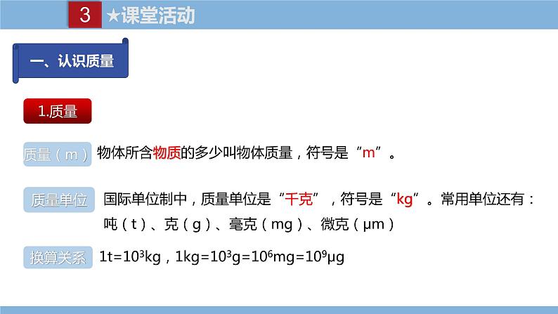 2021-2022学年初中物理教科版八年级上册 6.1  质量 同步教学课件05