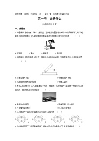 2020-2021学年第一节 磁是什么同步训练题