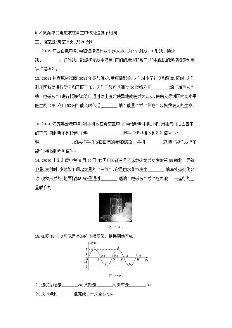2022年人教版物理九年级第十九章检测卷03